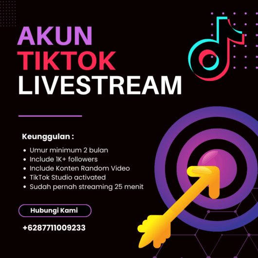 Sell Tiktok Livestream Account 1000 Followers