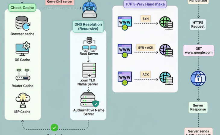 System Design Deep Dive: Web Architecture, Linux, AI & Encryption