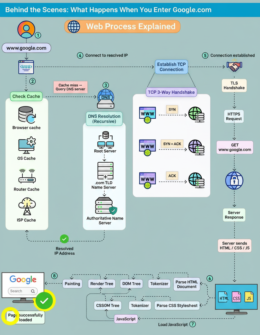 System Design Deep Dive: Web Architecture, Linux, AI & Encryption